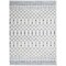 Homeroots 6 x 9 ft. Ivory & Blue Berber Pattern Area Rug 385828 - alternate 1